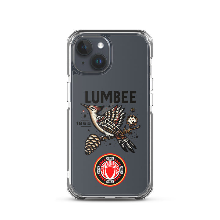 Pinecone Patchwork Woodpecker Clear Case for iPhone®