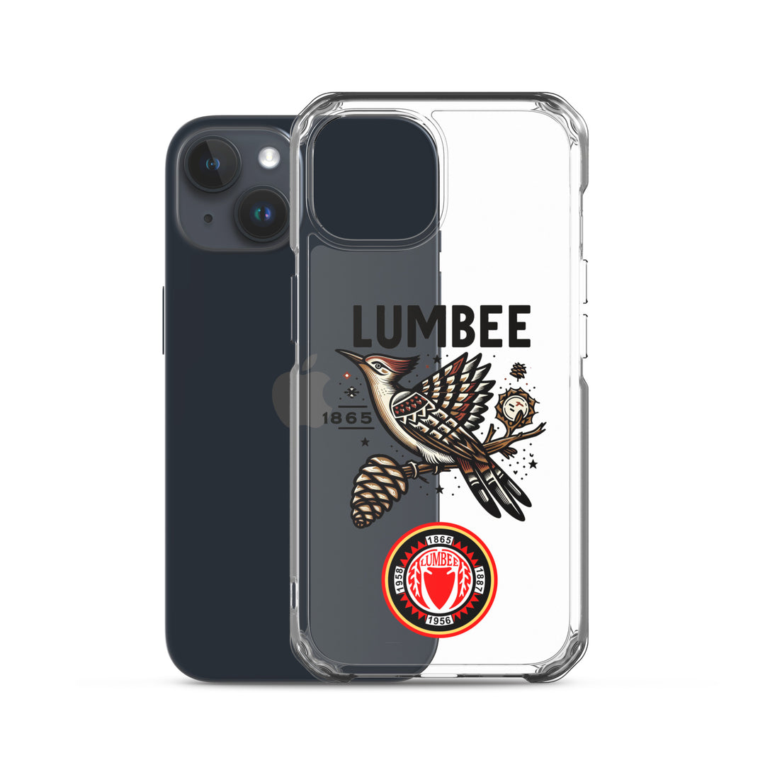 Pinecone Patchwork Woodpecker Clear Case for iPhone®