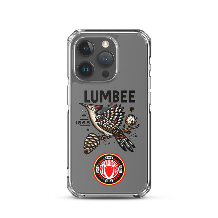 Pinecone Patchwork Woodpecker Clear Case for iPhone®