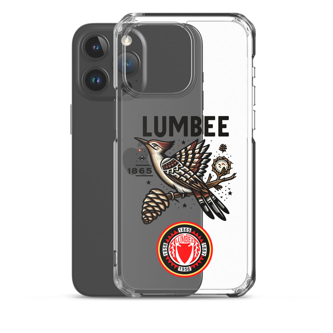 Pinecone Patchwork Woodpecker Clear Case for iPhone®