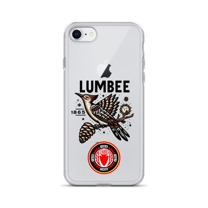 Pinecone Patchwork Woodpecker Clear Case for iPhone®