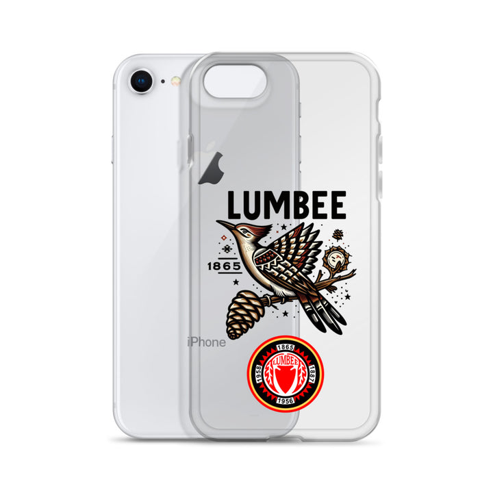 Pinecone Patchwork Woodpecker Clear Case for iPhone®