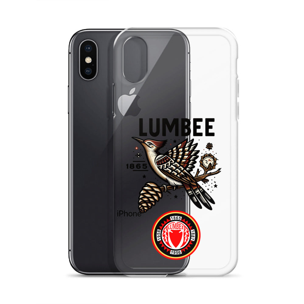 Pinecone Patchwork Woodpecker Clear Case for iPhone®