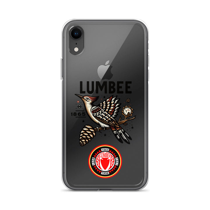 Pinecone Patchwork Woodpecker Clear Case for iPhone®