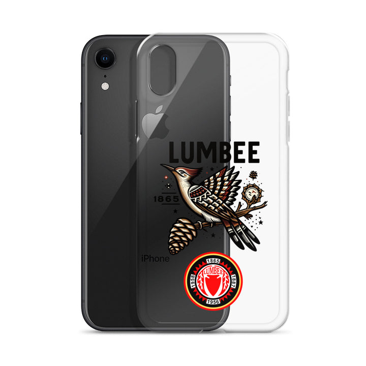 Pinecone Patchwork Woodpecker Clear Case for iPhone®