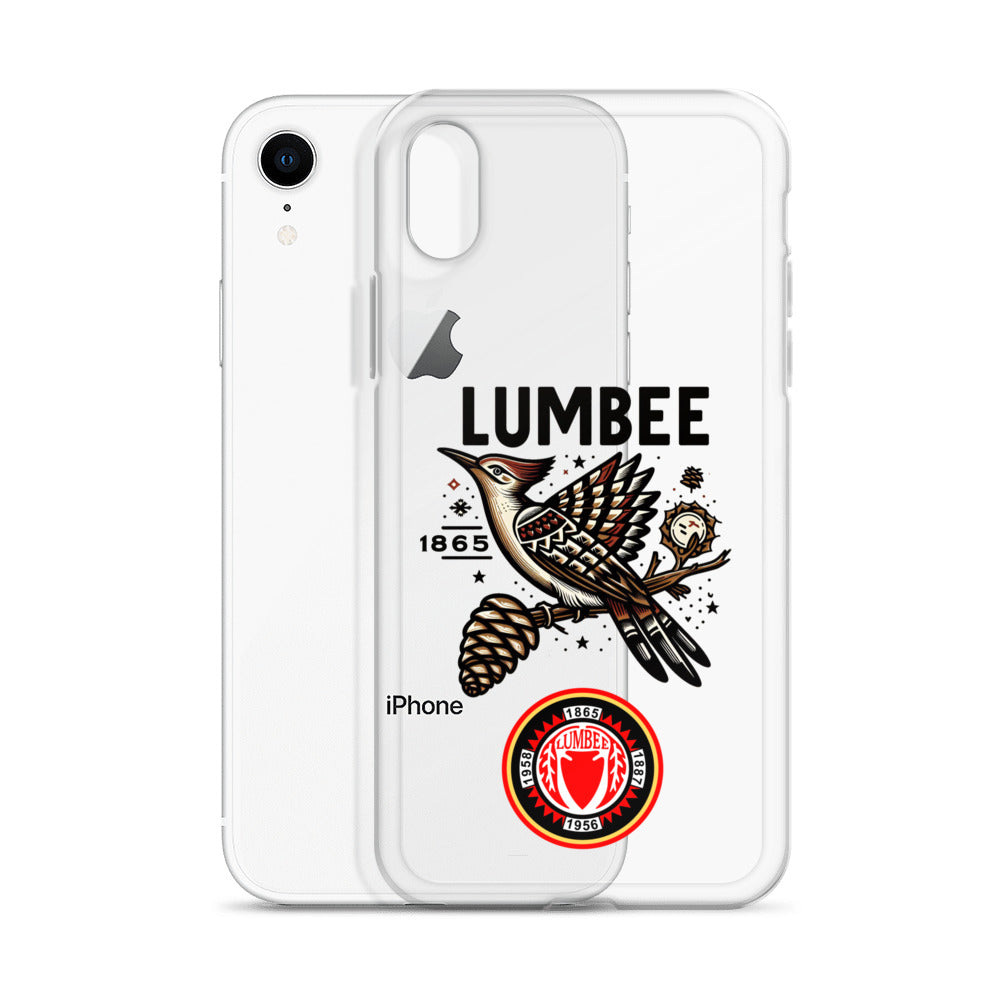 Pinecone Patchwork Woodpecker Clear Case for iPhone®