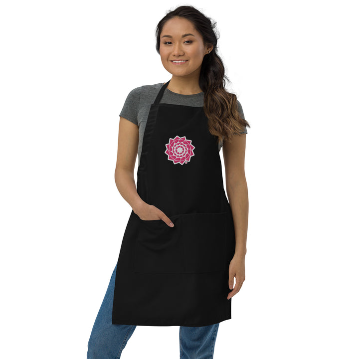 Pinecone Patchwork Embroidered Apron