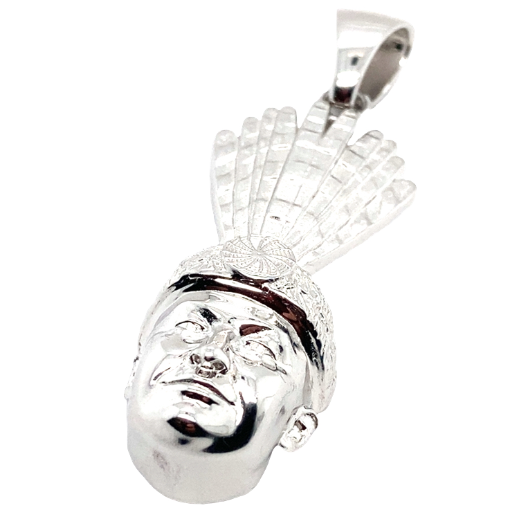 Lumbee Dancer Sterling Silver Charm