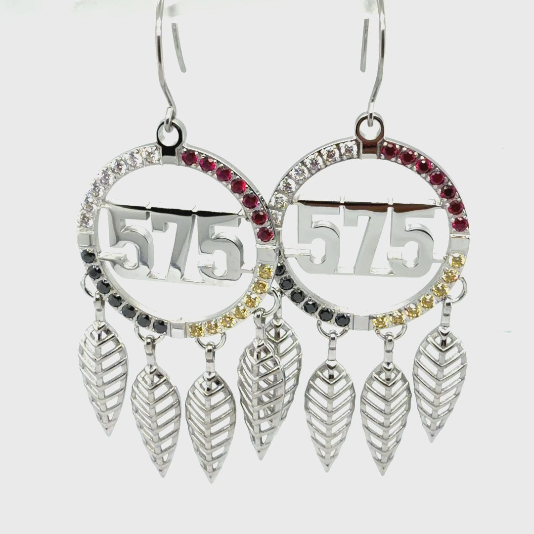 575 Earrings Tribal 4 Directions