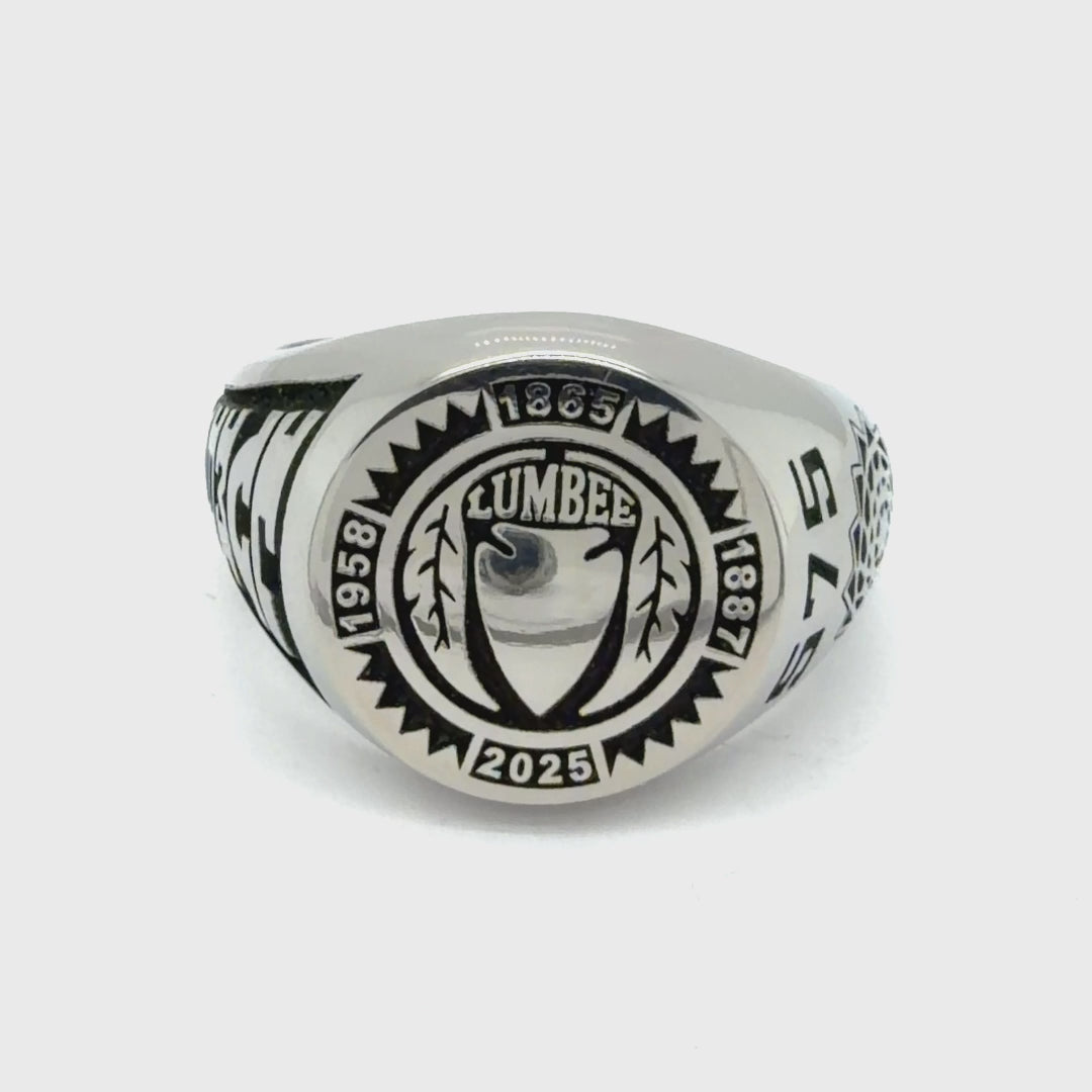 575 Lumbee Ring Gents/Mens Stainless Warrior