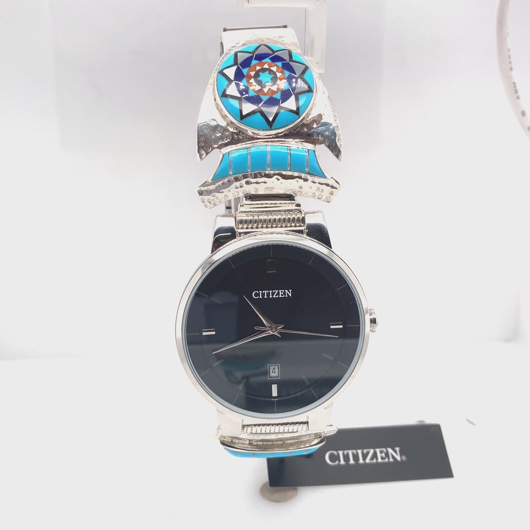 Inlay Mens Watch Arrow Citizen