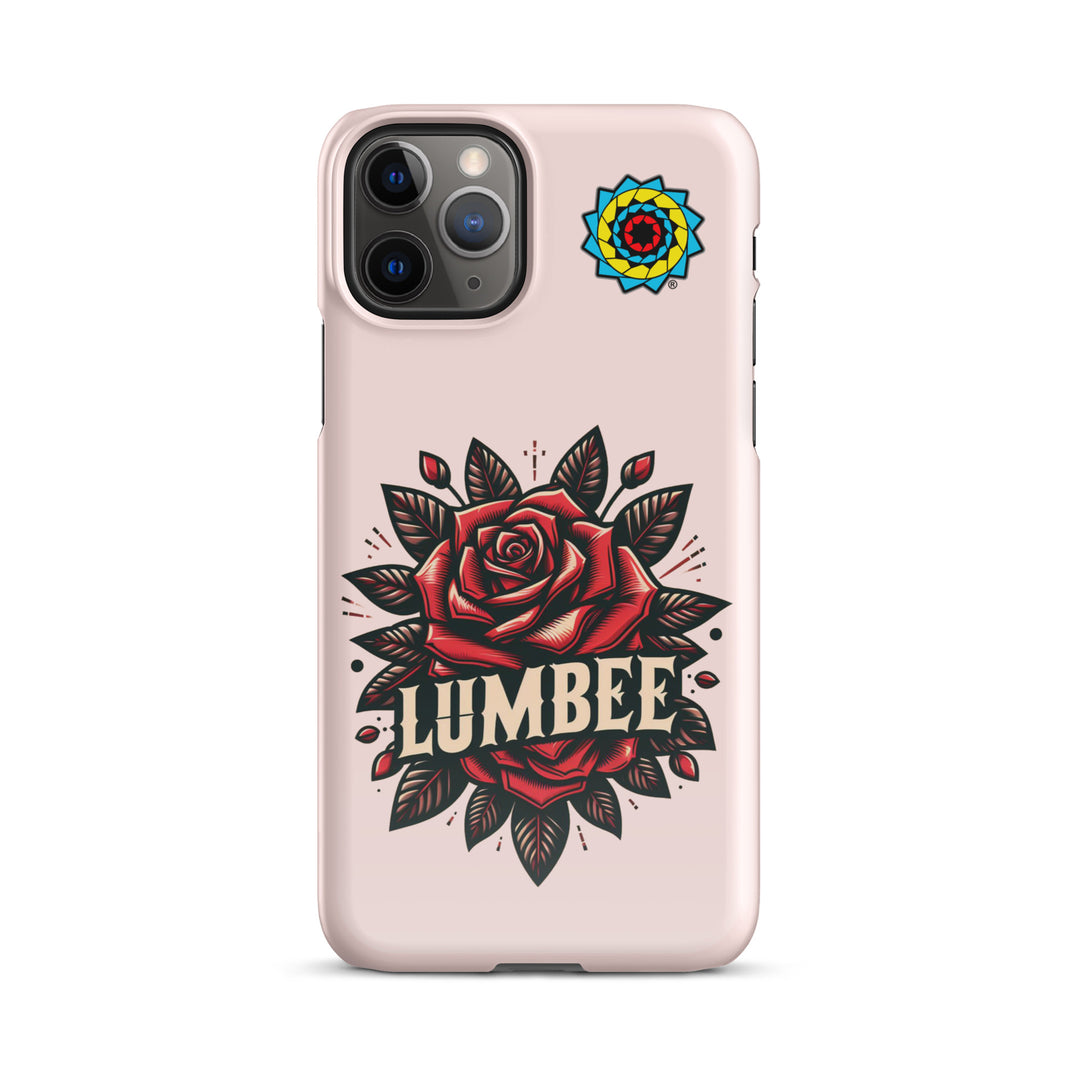 Pinecone Patchwork Rose Snap case for iPhone®