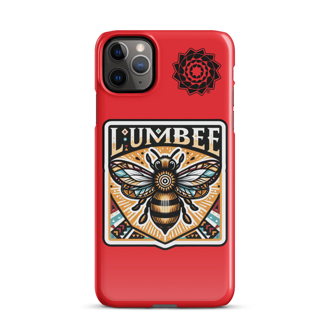 Pinecone Patchwork Bumble Bee Snap case for iPhone®