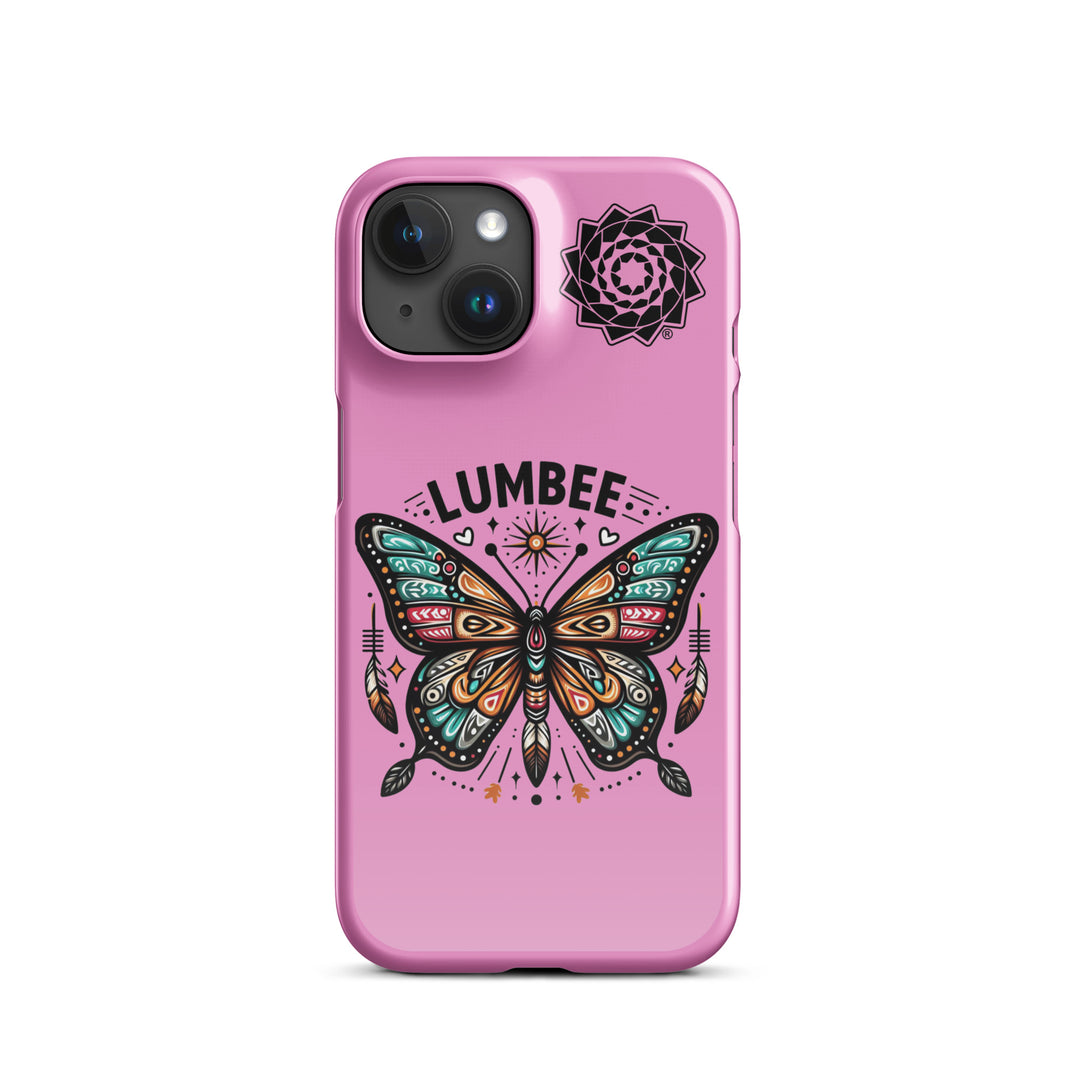 Pinecone Patchwork Butterfly Snap case for iPhone®