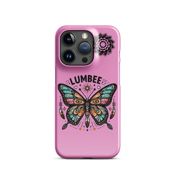 Pinecone Patchwork Butterfly Snap case for iPhone®