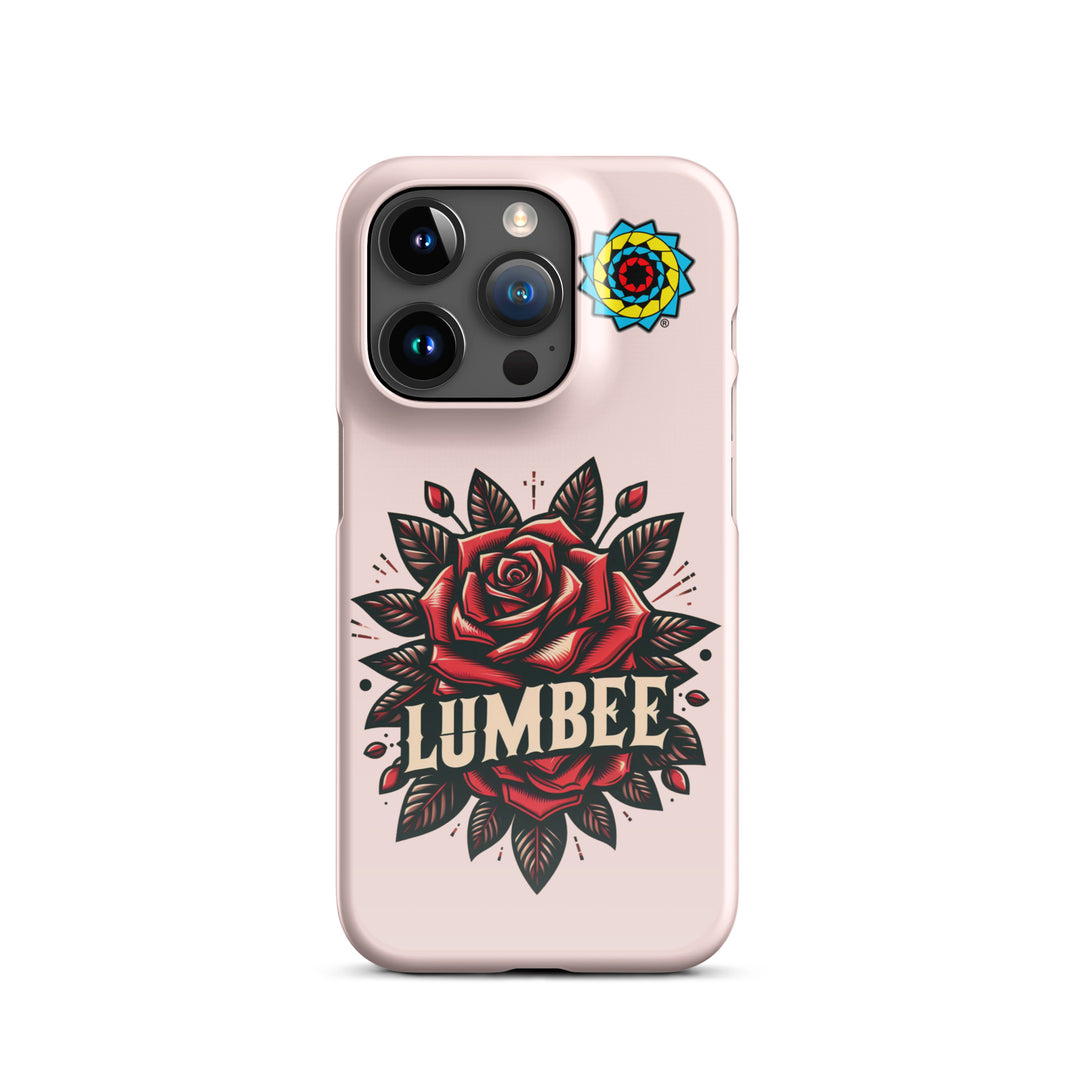 Pinecone Patchwork Rose Snap case for iPhone®