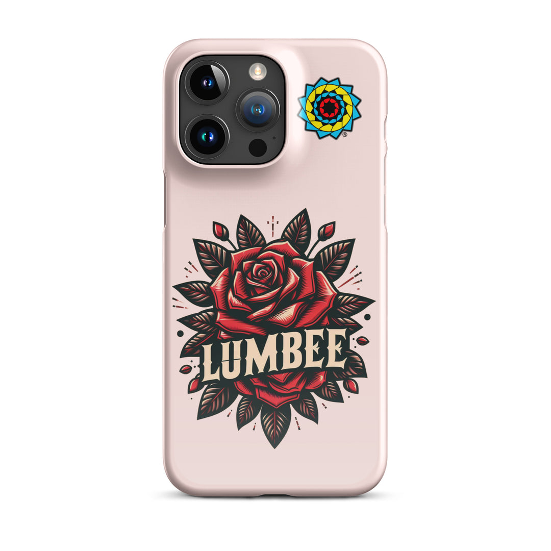 Pinecone Patchwork Rose Snap case for iPhone®