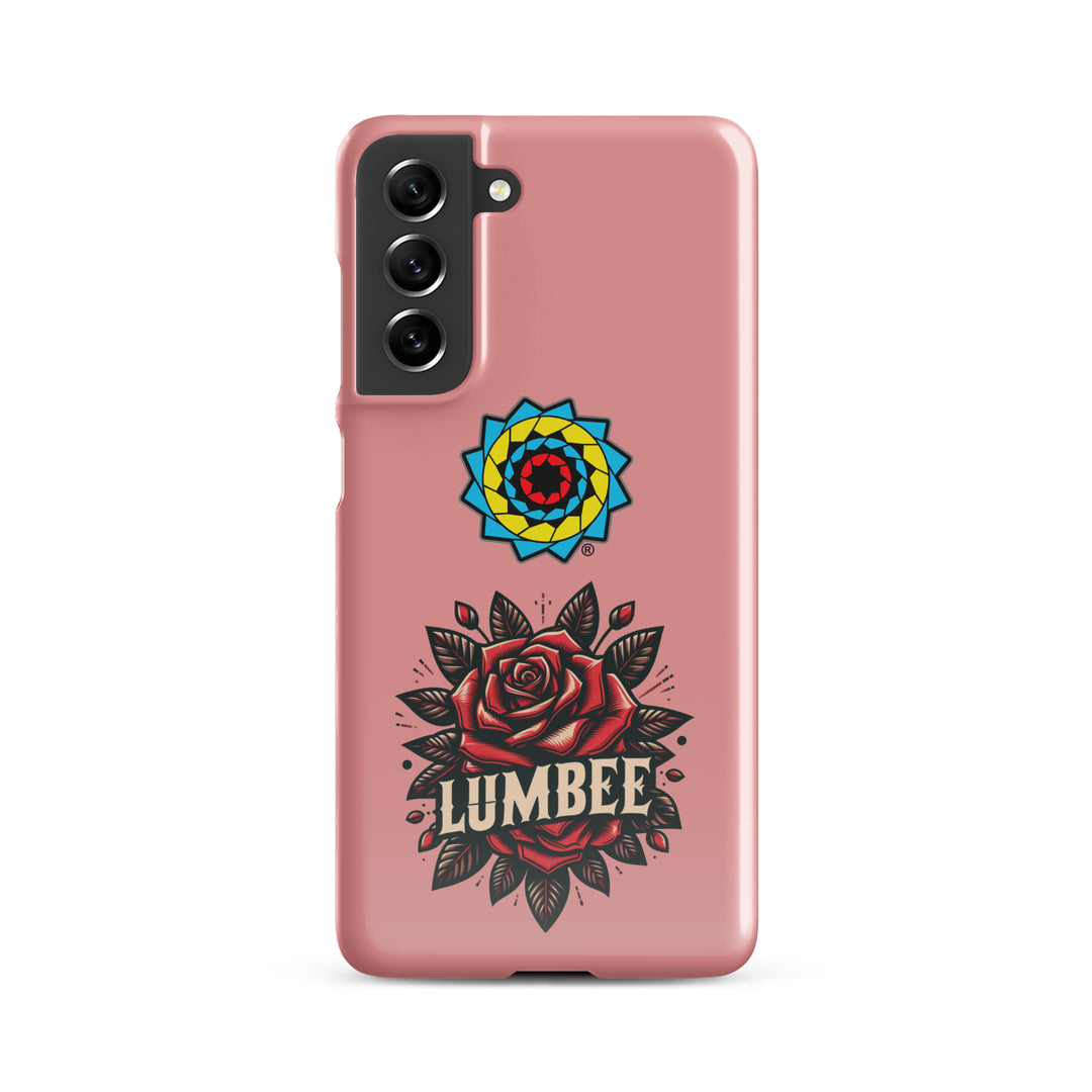 Pinecone Patchwork Rose Snap case for Samsung®