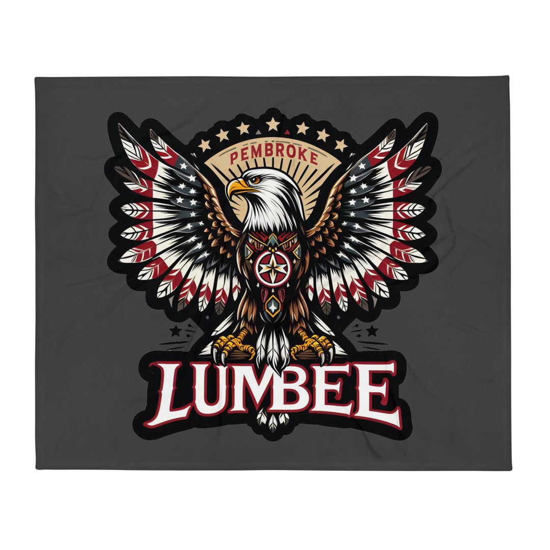 Lumbee Eagle Throw Blanket