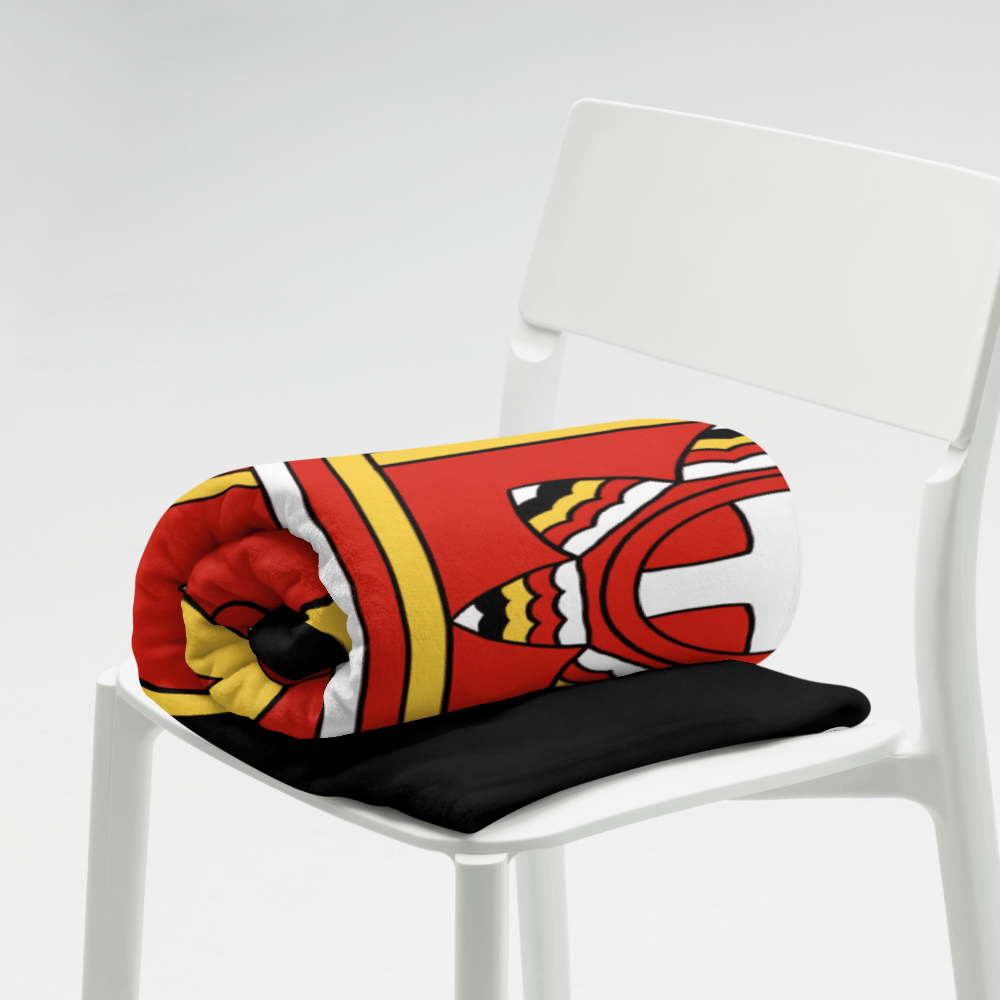 Southeastern Woodlands Dancing Woodpecker Throw Blanket 60x80 inch