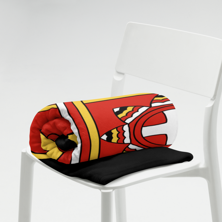 Southeastern Woodlands Dancing Woodpecker Throw Blanket 60x80 inch