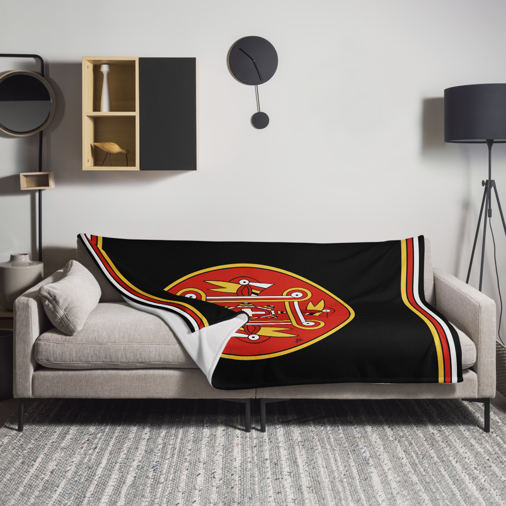 Southeastern Woodlands Dancing Woodpecker Throw Blanket 60x80 inch