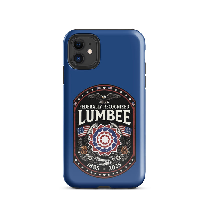 Printfull Lumbee Federal Recognition tough glossy iPhone 11 case with printed design, protective and stylish phone accessory.