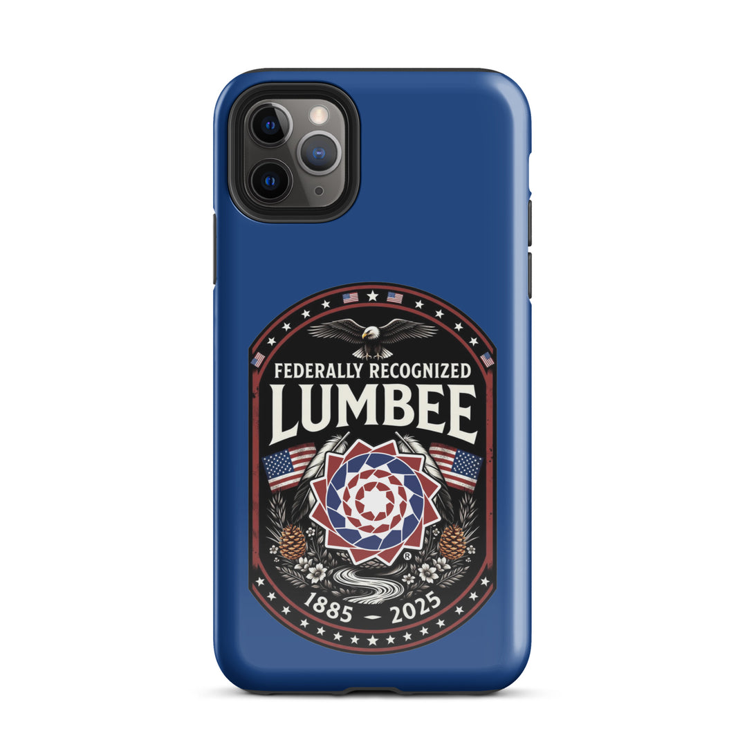 Printfull Lumbee Federal Recognition tough glossy iPhone 11 Pro Max case with printed design, protective and stylish phone accessory.