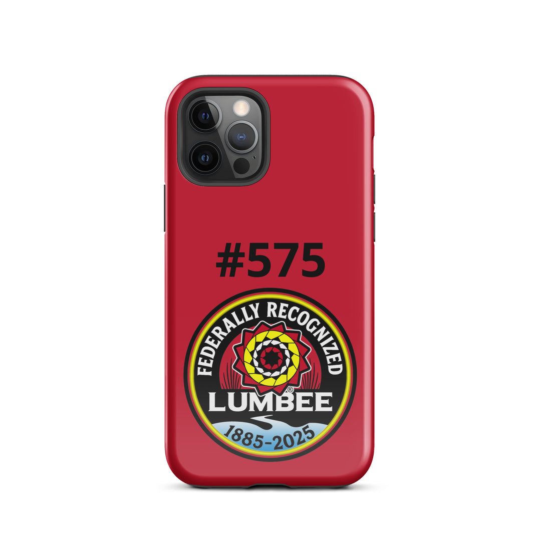 Glossy Printfull Lumbee Recognition tough iPhone 12 Pro case with printed design, protective and stylish for iPhone.