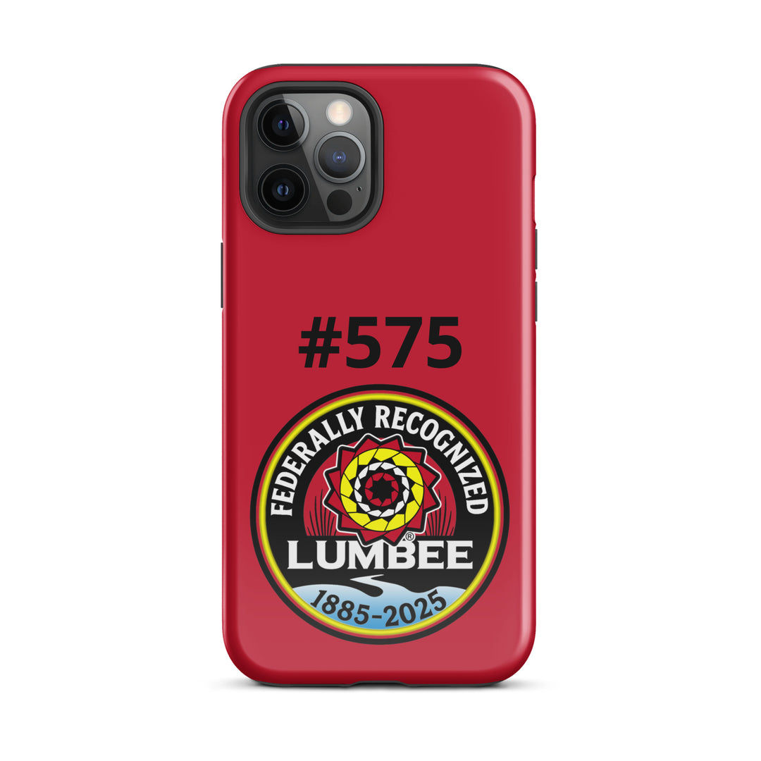 Glossy Lumbee recognition tough case for iPhone 12 Pro Max by Printfull, featuring vibrant print design on durable protective cover.