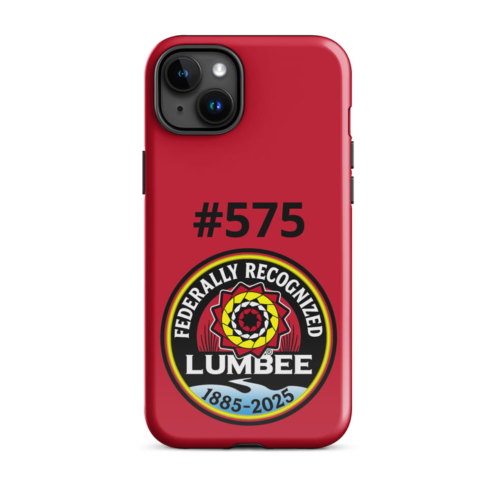 Glossy Printfull Lumbee Recognition iPhone 15 Plus tough case with printed design and durable protection.