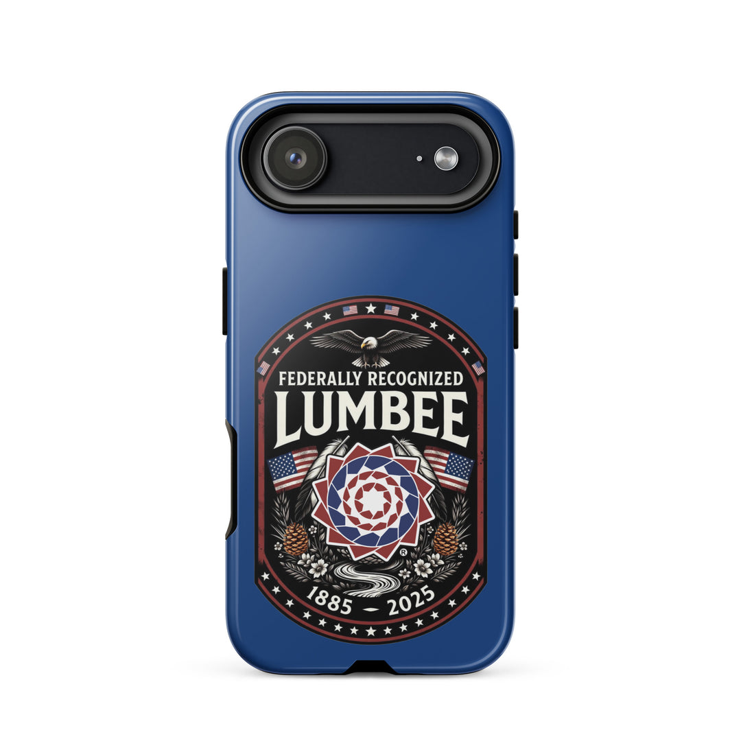 Glossy Printfull Lumbee Federal Recognition tough case for iPhone 17 Air, featuring a durable design and vibrant print.