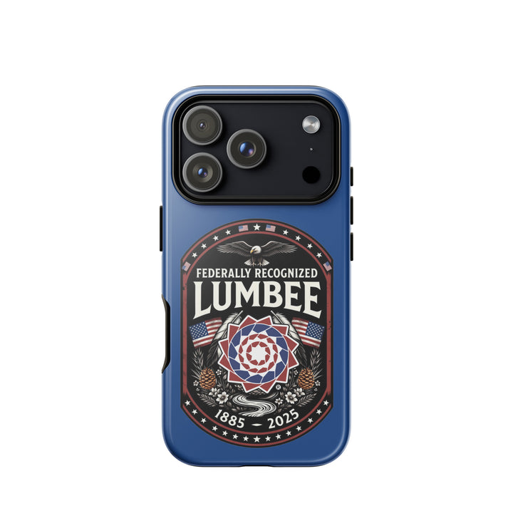 Printfull Lumbee Federal Recognition iPhone 17 Pro tough glossy case with printed design, protective and stylish for iPhone 13 Pro.