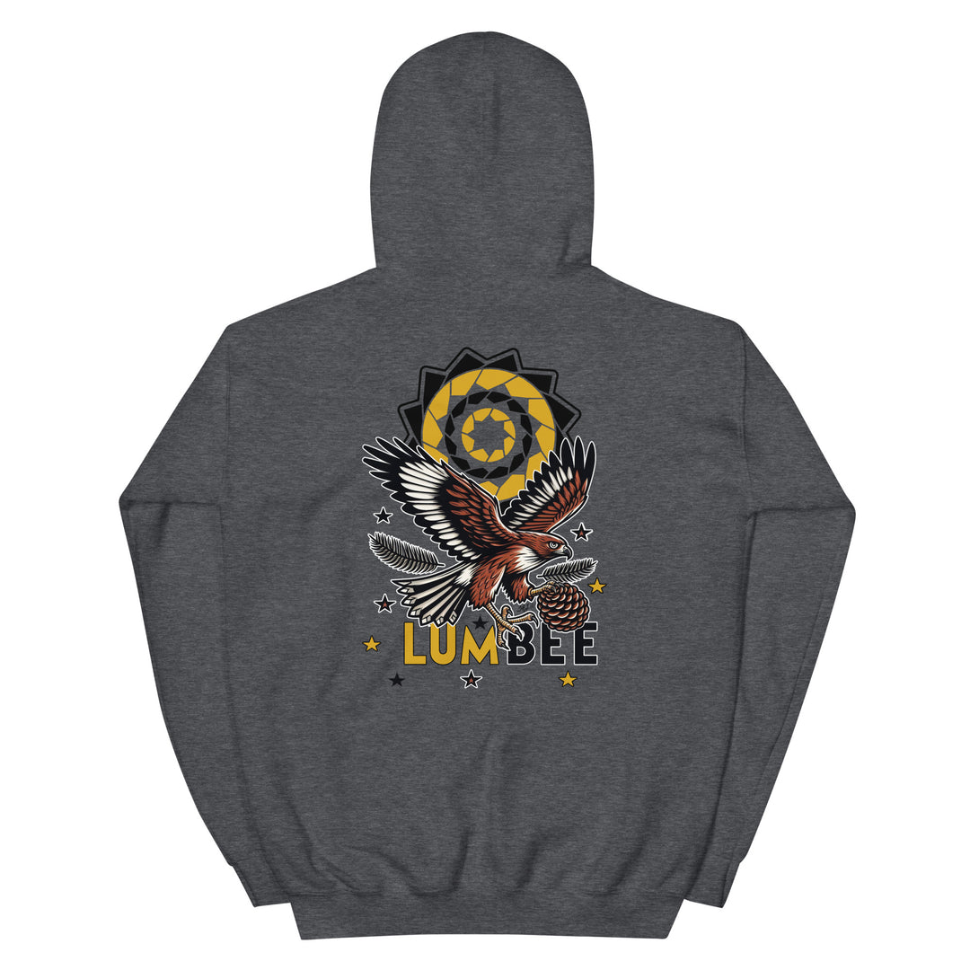 1887 Pinecone Patchwork Hawk Unisex Hoodie