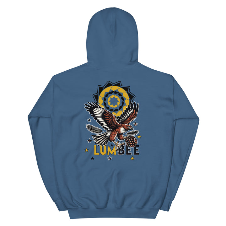 1887 Pinecone Patchwork Hawk Unisex Hoodie