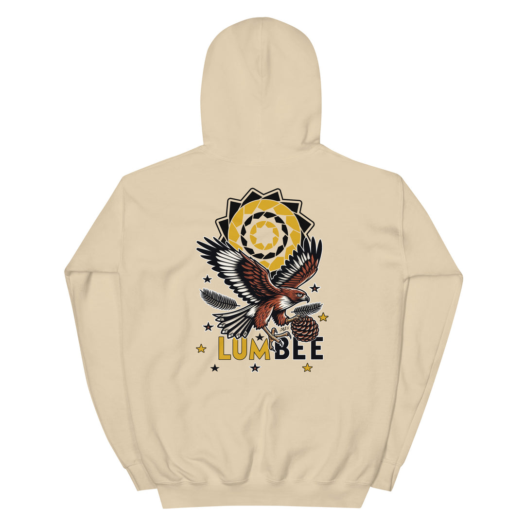 1887 Pinecone Patchwork Hawk Unisex Hoodie