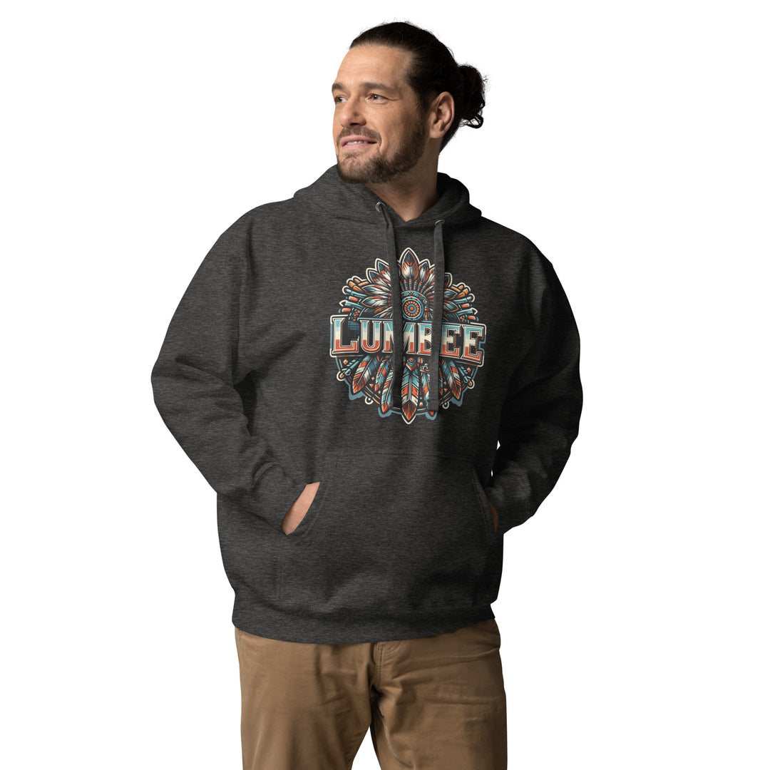 Pinecone Patchwork Feather Unisex Hoodie