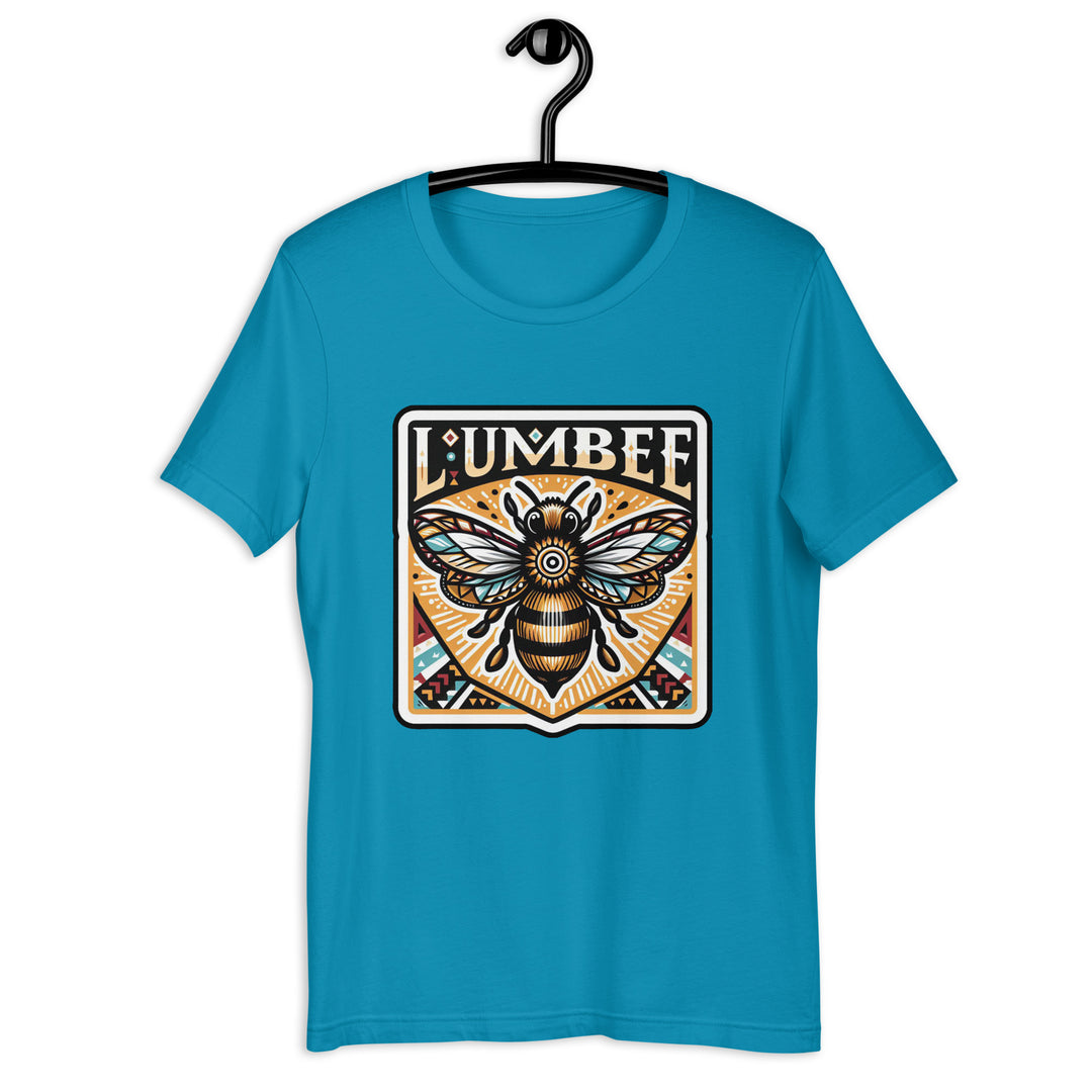 Pinecone Patchwork Bumble Bee Unisex | Bella T-Shirt