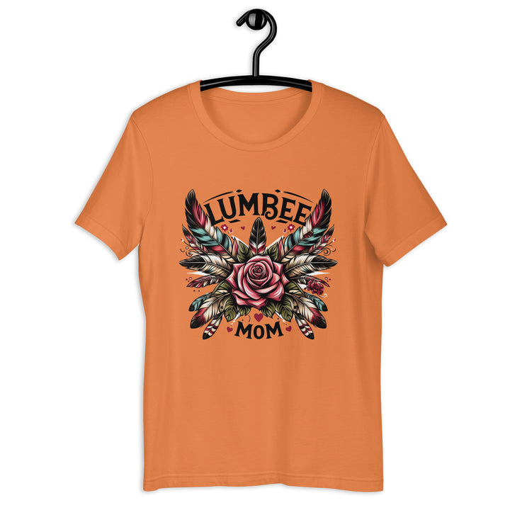 Pinecone Patchwork Lumbee Mom Ladies t-shirt - Bella