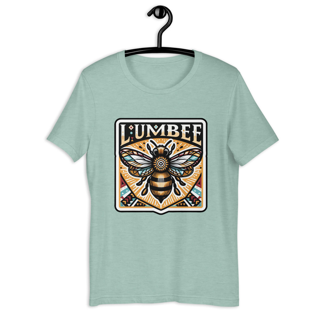 Pinecone Patchwork Bumble Bee Unisex | Bella T-Shirt