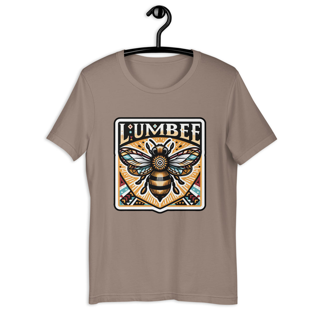 Pinecone Patchwork Bumble Bee Unisex | Bella T-Shirt