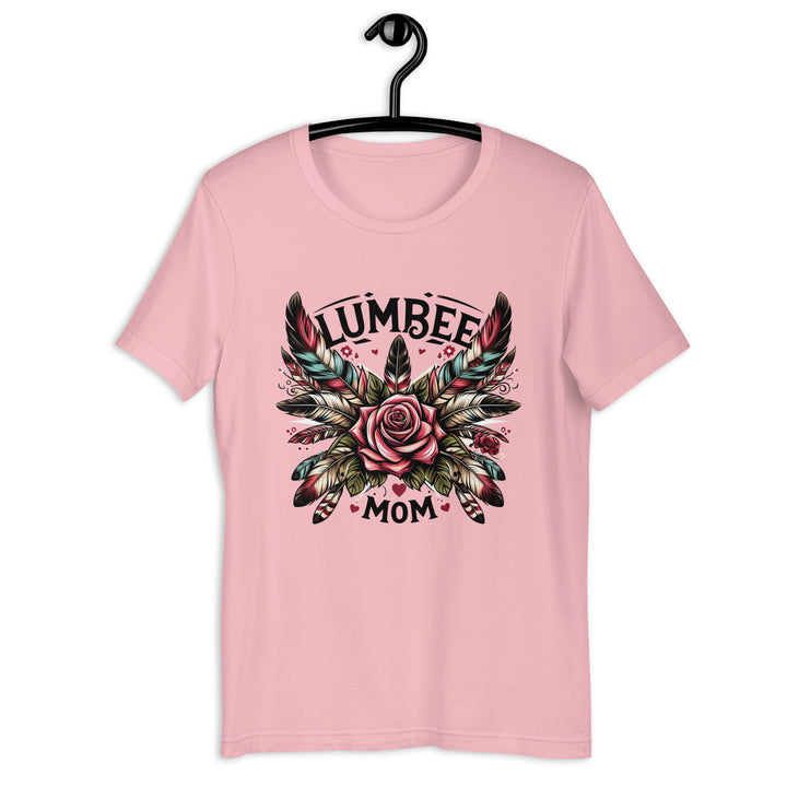 Pinecone Patchwork Lumbee Mom Ladies t-shirt - Bella