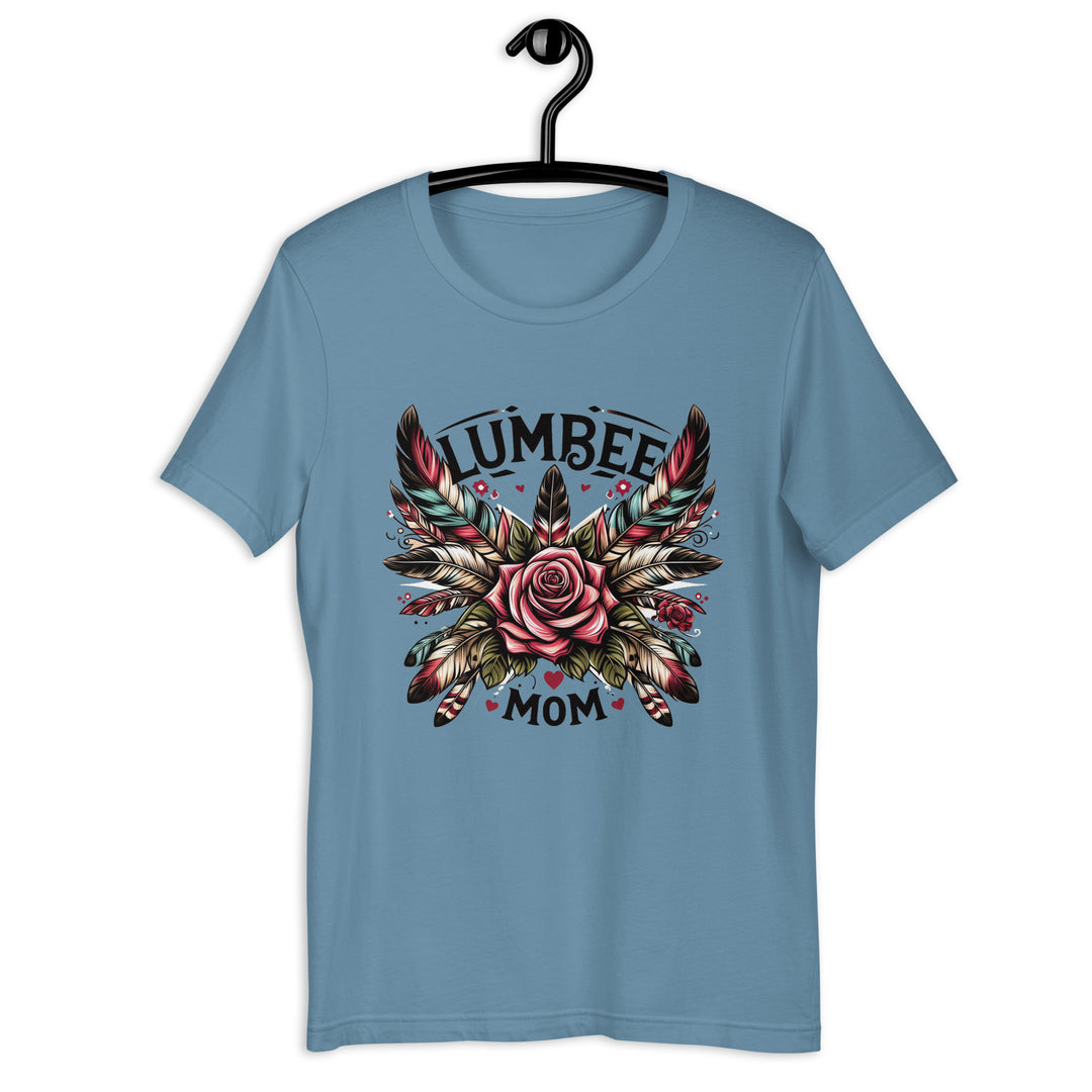 Pinecone Patchwork Lumbee Mom Ladies t-shirt - Bella