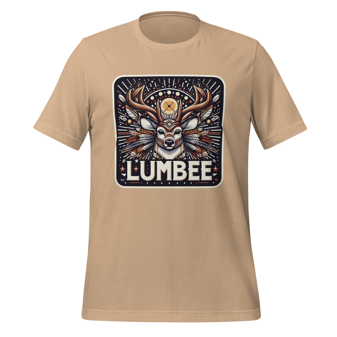 Pinecone Patchwork Deer Unisex  | Bella T-Shirt