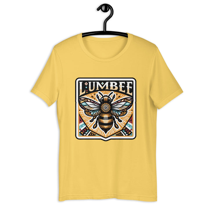 Pinecone Patchwork Bumble Bee Unisex | Bella T-Shirt