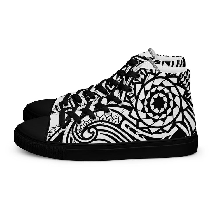 Pinecone Patchwork Women’s high top canvas shoes