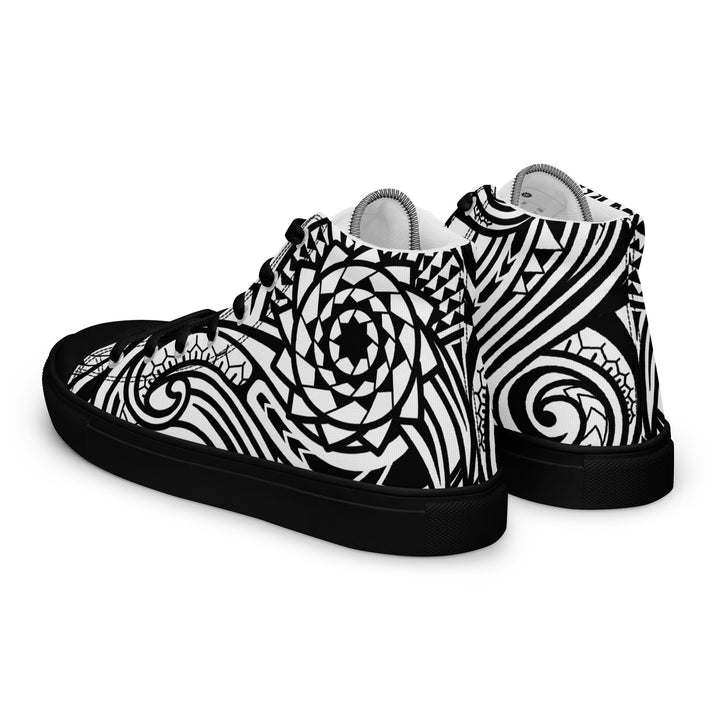 Pinecone Patchwork Women’s high top canvas shoes