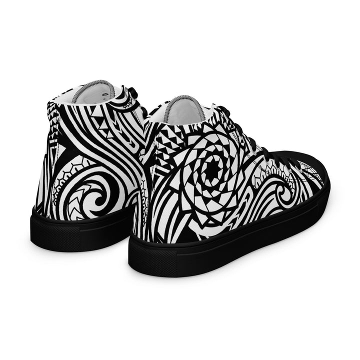 Pinecone Patchwork Women’s high top canvas shoes