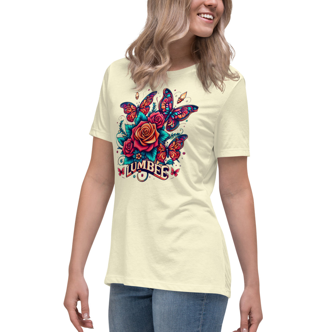 Pinecone Patchwork Women's Relaxed T-Shirt