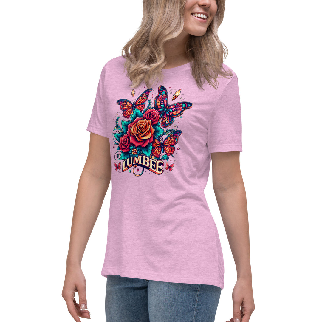 Pinecone Patchwork Women's Relaxed T-Shirt